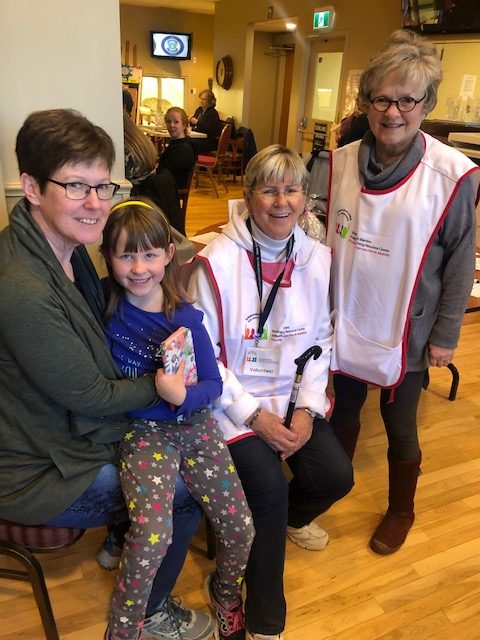 Volunteers at our annual bonspiel 