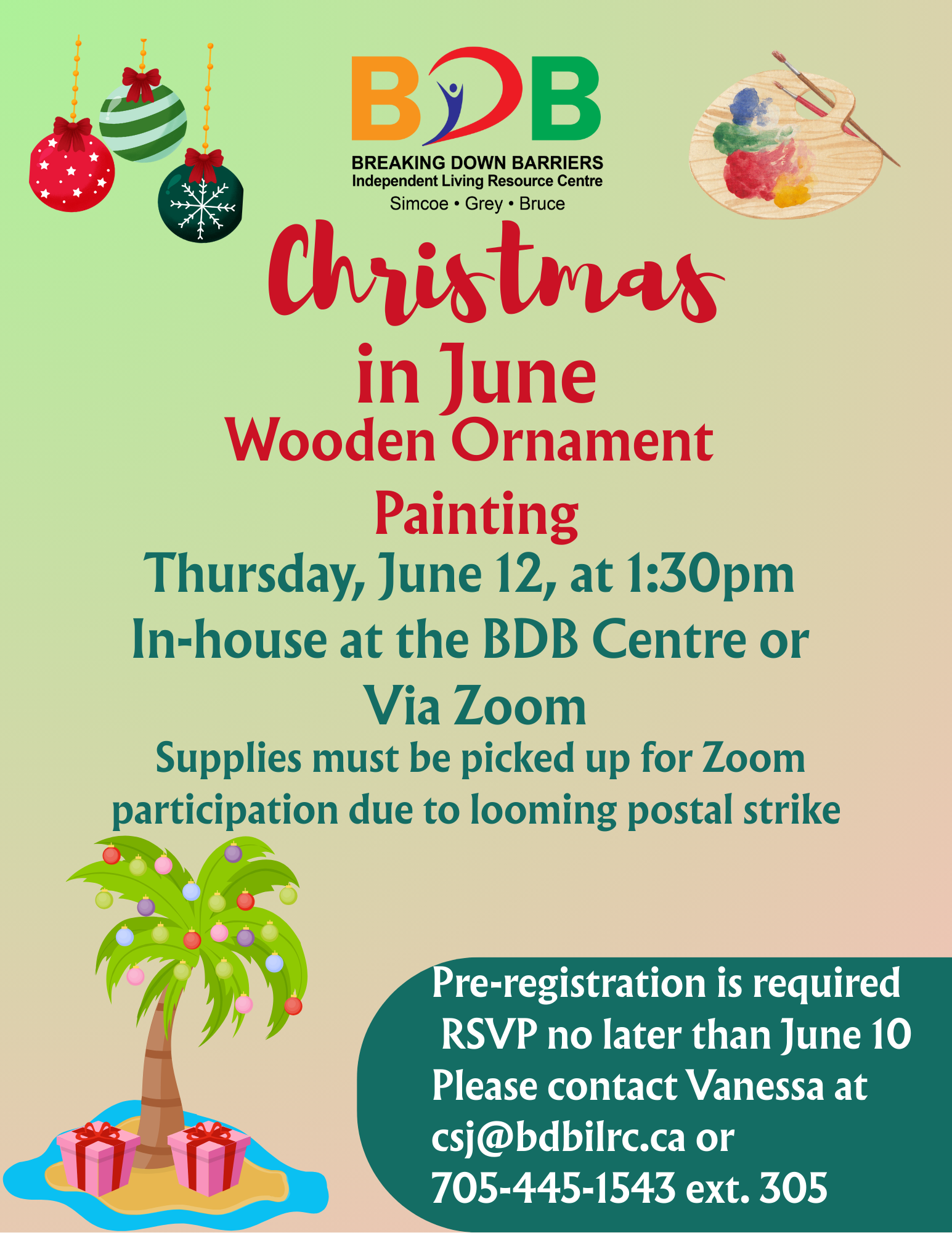 It’s Christmas in June! Registration open.